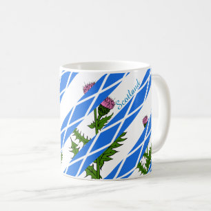 Scottish thistle coffee mug