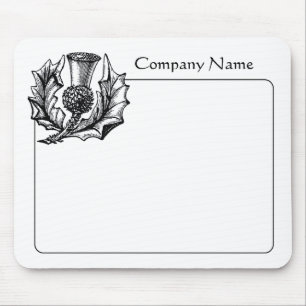 Scottish Thistle Graphic Mouse Mat