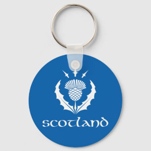 Scottish Thistle Key Chain