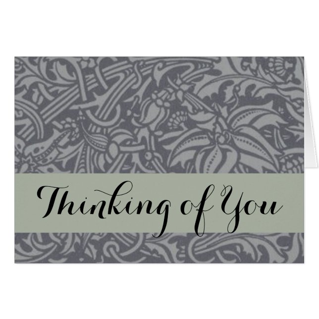 Scottish Thistle Knot William Morris Style (Front Horizontal)