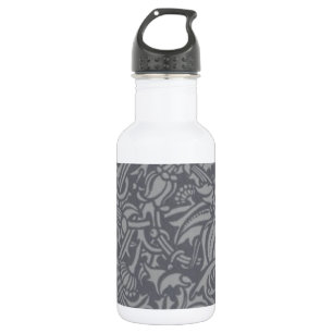 Scottish Thistle Knot William Morris Style 532 Ml Water Bottle