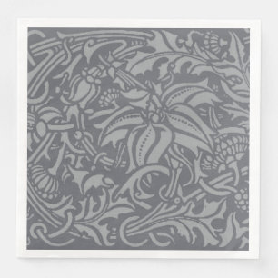 Scottish Thistle Knot William Morris Style Napkin