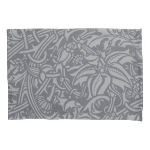 Scottish Thistle Knot William Morris Style Pillowcase