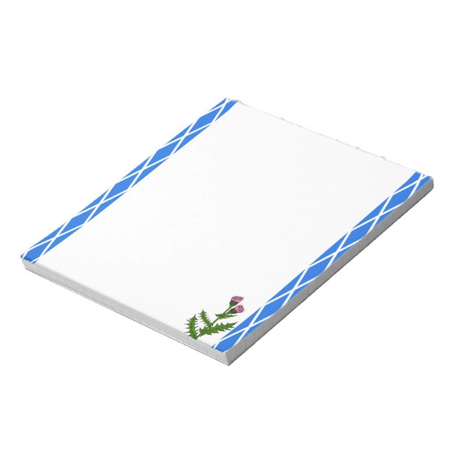 Scottish thistle notepad (Rotated)