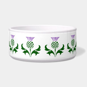 Scottish Thistle Pet Bowl