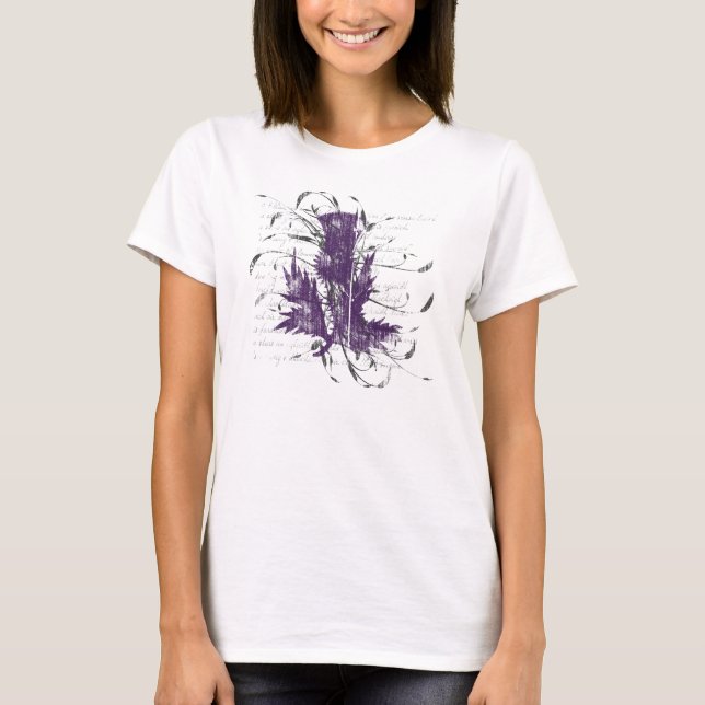Scottish Thistle Women's Light Shirt (Front)