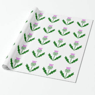 Scottish Thistle Wrapping Paper