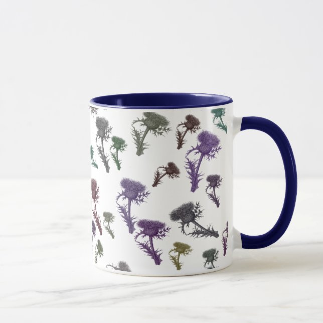 Scottish Thistles Mug (Right)