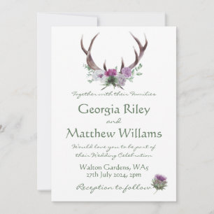 Scottish Tweed Invitation