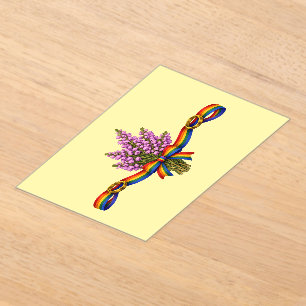 Scottish Wedding LGBTQIA+ pride celebration day  Acrylic Invitations