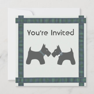 Scottish Wedding with Tartan Theme Invitation