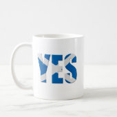 Scottish Yes Coffee Mug (Left)