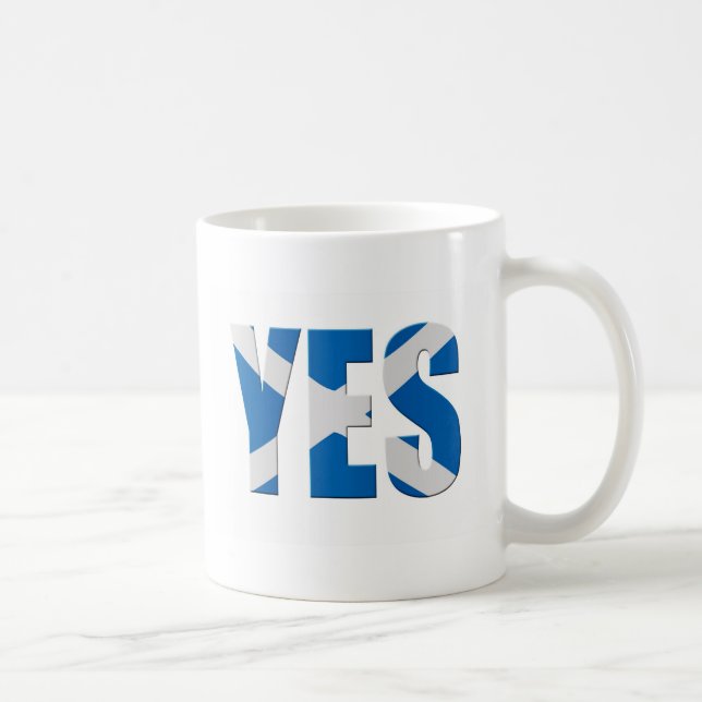 Scottish Yes Coffee Mug (Right)