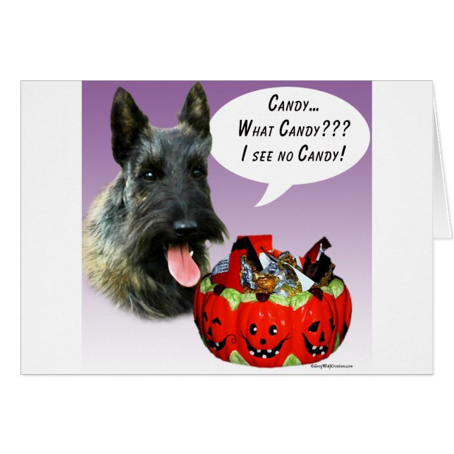 ScottishTerrier Halloween Candy (Front Horizontal)