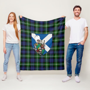 Scotts Baillie Tartan Plaid Fleece Blanket