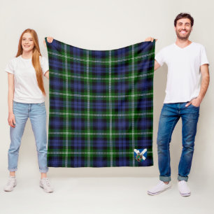 Scotts Baillie Tartan Plaid Fleece Blanket