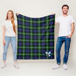 Scotts Baillie Tartan Plaid Fleece Blanket