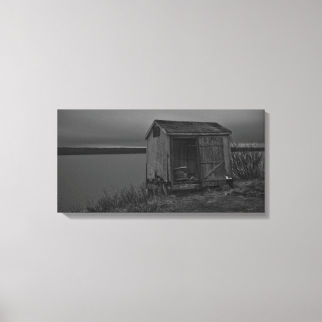 Scott's Bay Shack Wrapped Canvas (Front)