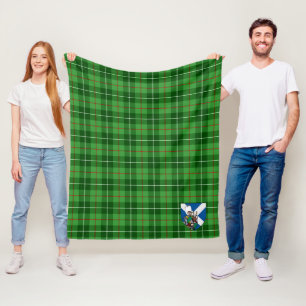 Scotts Blane Tartan Plaid Fleece Blanket
