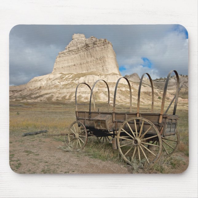 Scott's Bluff in present day Nebraska Mouse Mat (Front)