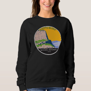 Scotts Bluff National Monument Nebraska Vintage  Sweatshirt