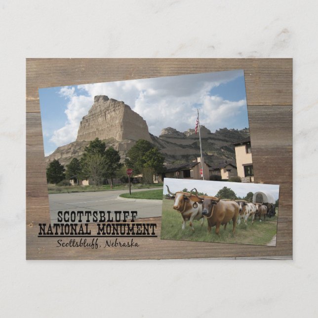 Scotts Bluff Nebraska National Monument Park USA Postcard (Front)