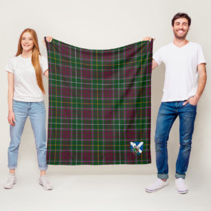 Scotts Carruthers Tartan Plaid Fleece Blanket
