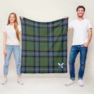 Scotts Cochrane Ancient Tartan Plaid Fleece Blanket