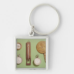 Scott's compass, thermometer, sundial, key ring