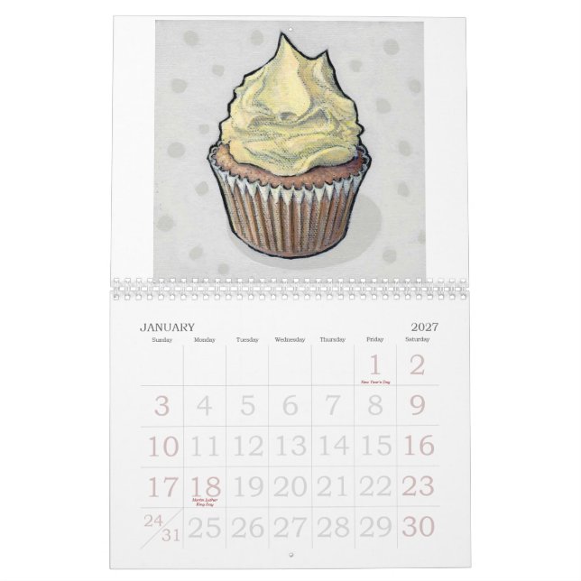 Scott's Cupcake Calendar 2011 (Jan 2027)