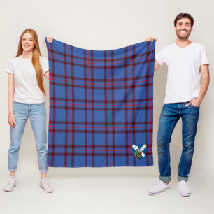 Scotts Elliot Tartan Plaid Fleece Blanket