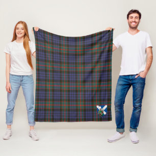 Scotts Fletcher Of Dunans Tartan Plaid Fleece Blanket