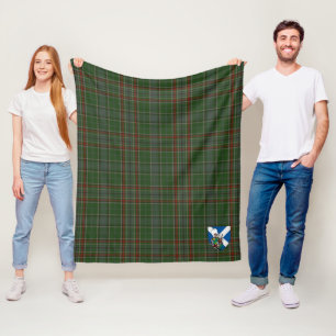 Scotts Gayre Tartan Plaid Fleece Blanket