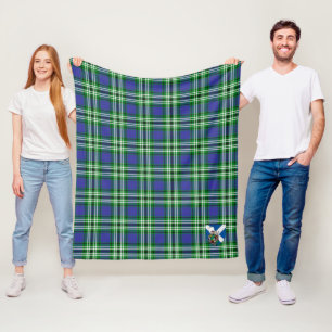 Scotts Haliburton Tartan Plaid Fleece Blanket