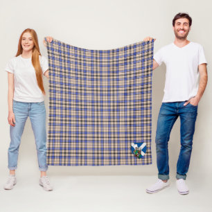 Scotts Hannay Tartan Plaid Fleece Blanket