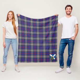 Scotts Kinnaird Tartan Plaid Fleece Blanket