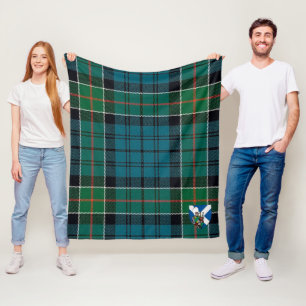 Scotts Kirkpatrick Tartan Plaid Fleece Blanket