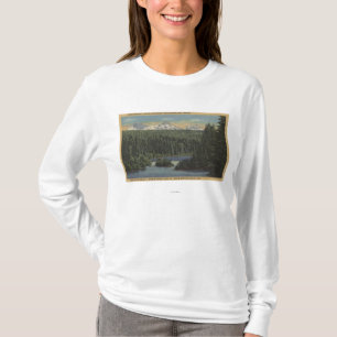 Scotts Lake, Oregon - View of Three Sisters T-Shirt