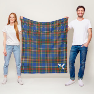 Scotts MacBeth Ancient Tartan Plaid Fleece Blanket