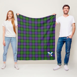 Scotts MacBrayne Tartan Plaid Fleece Blanket