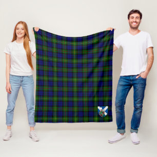 Scotts MacEwan Tartan Plaid Fleece Blanket