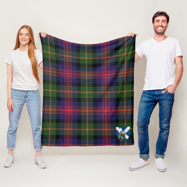 Scotts MacLennan Tartan Plaid Fleece Blanket (In Situ)