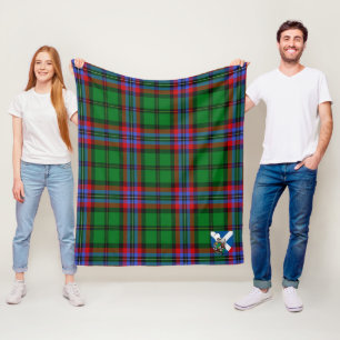 Scotts McGeachie Tartan Plaid Fleece Blanket