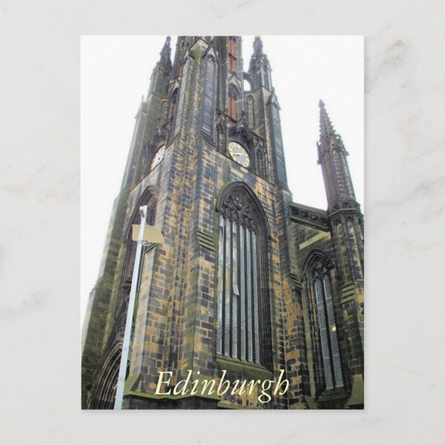 Scotts Monument Edinburgh postcard (Front)