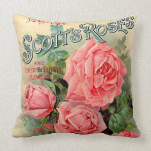Scotts Roses Advertisement Cushion
