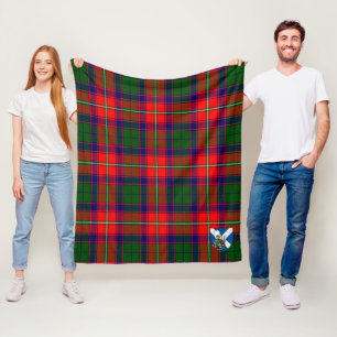 Scotts Roxburgh DistrictTartan Plaid Fleece Blanket