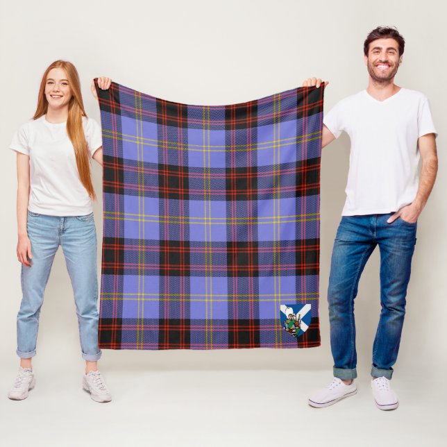 Scotts Rutherford Tartan Plaid Fleece Blanket (In Situ)