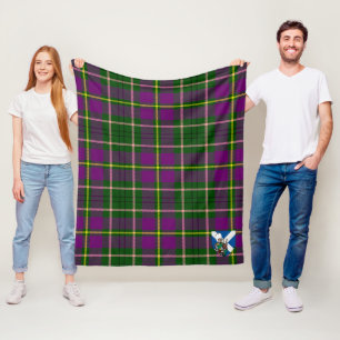 Scotts Taylor Tartan Plaid Fleece Blanket