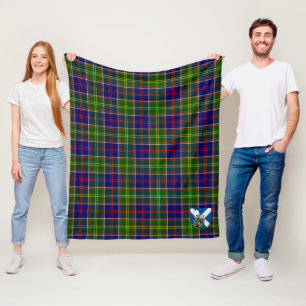 Scotts Whitefoord Tartan Plaid Fleece Blanket