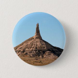Scottsbluff Nebraska Chimney Rock Spire 6 Cm Round Badge
